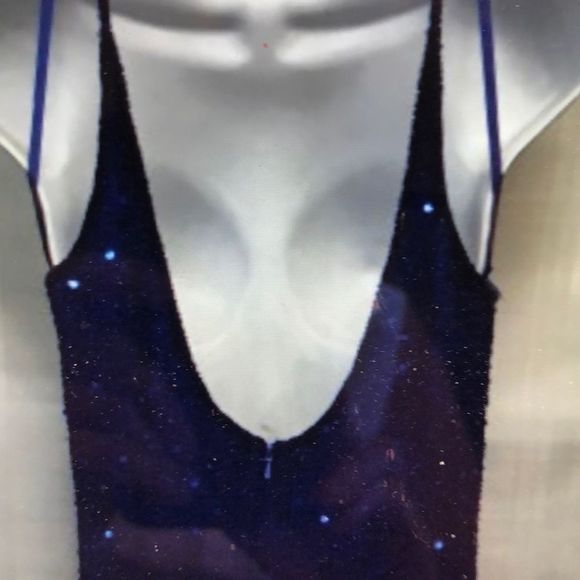 Scala 💯 Silk Beaded Size L Blue and Black beads - Picture 12 of 13